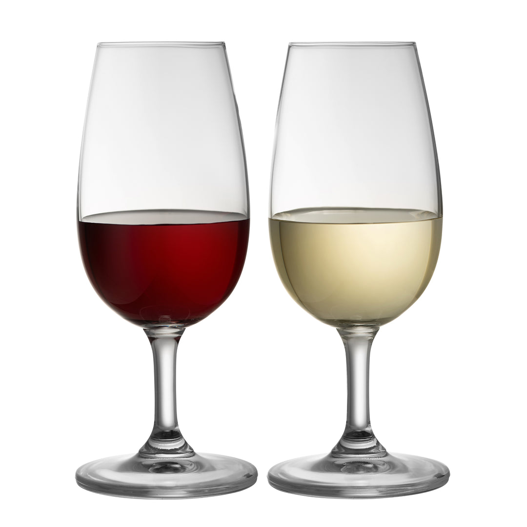 Galway Crystal Elegance Stemmed Tasting Glass Pair