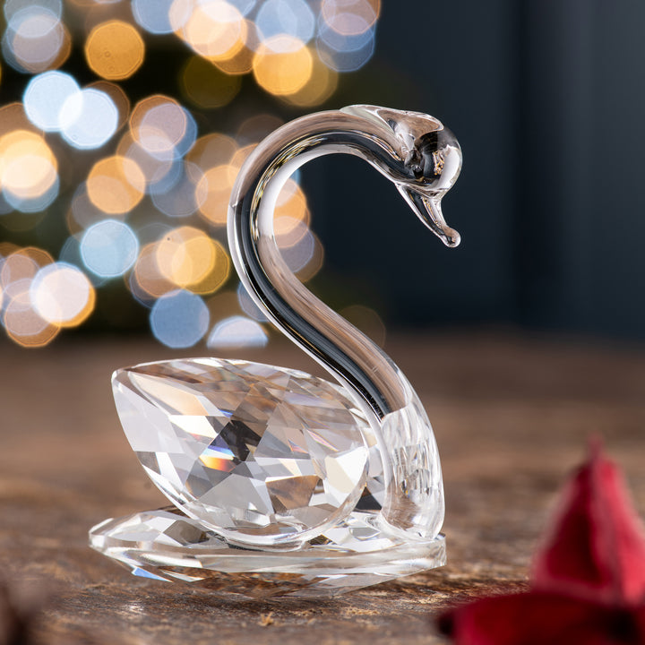 Galway Crystal Swan Figurine