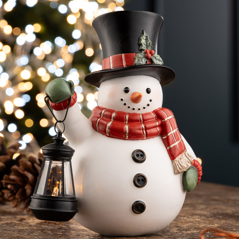 Aynsley LED Snowman & Lantern