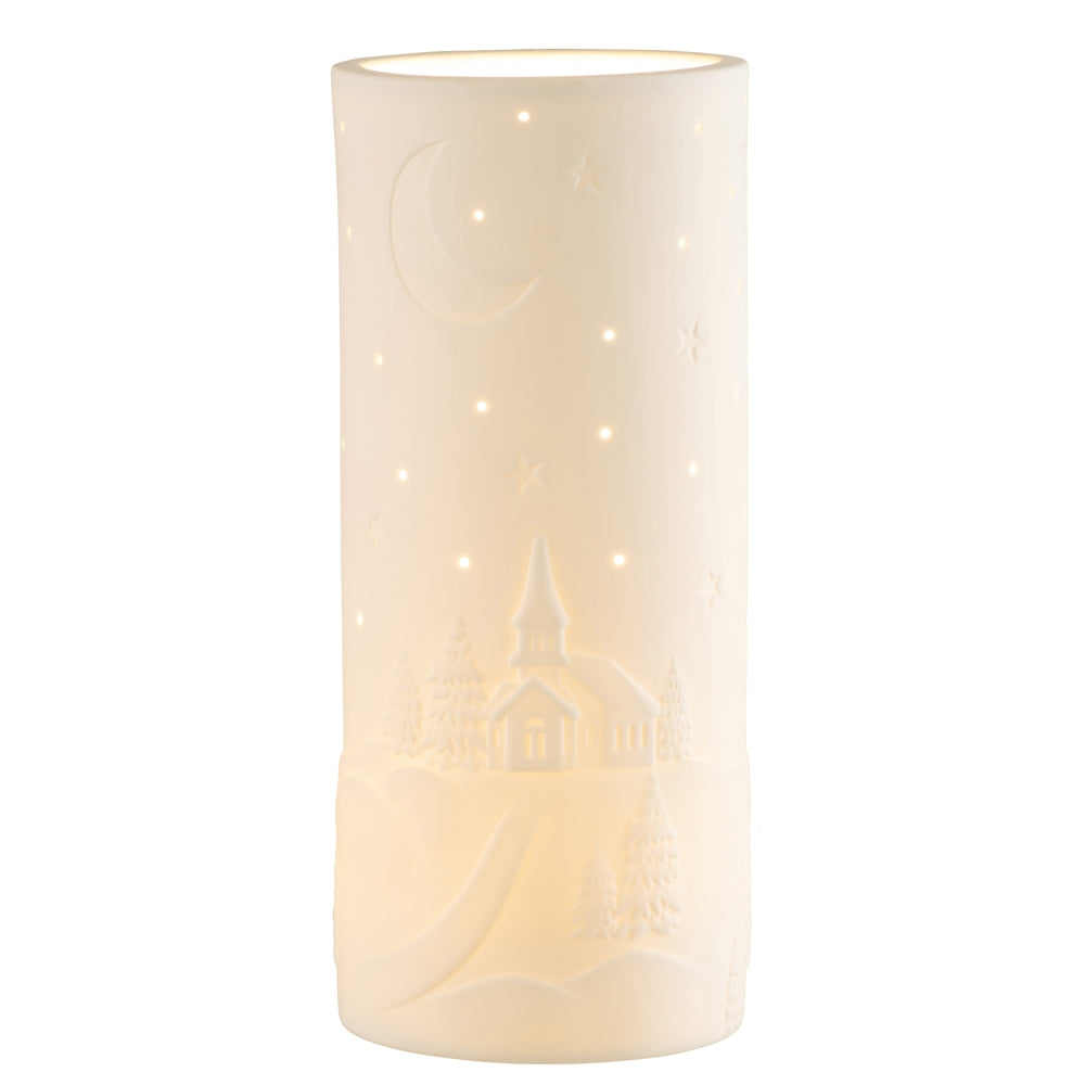 Belleek Living Church Scene Luminaire 